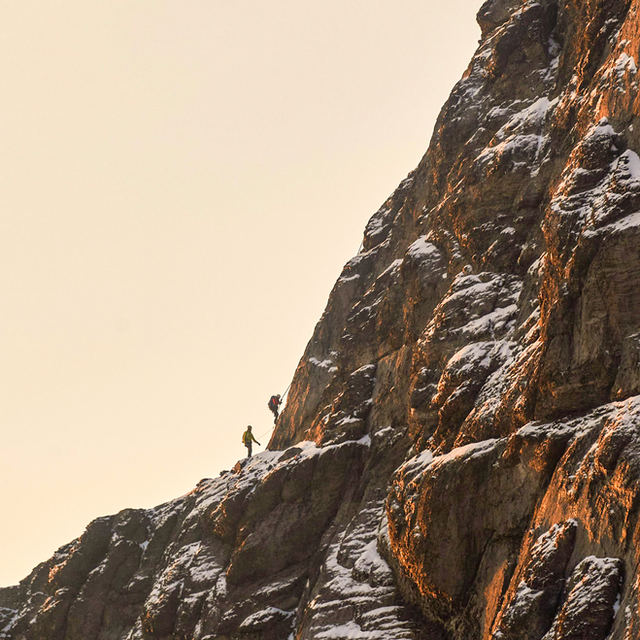 Der schmale Grat zum Eiger